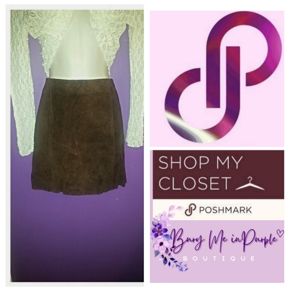 SUEDE SKIRT - Picture 1 of 4